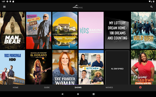 Screenshot of Rainier Connect Stream TV