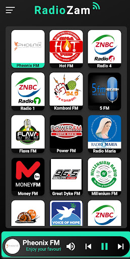 Android application Zambia Radio screenshort