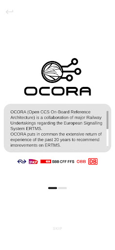 OCORA Screen 3