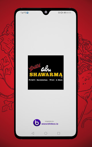 Android application Abu Shawarma screenshort