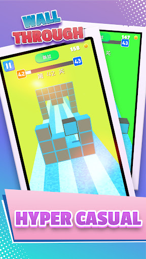 Android application Wall Through - Shape to Pass screenshort