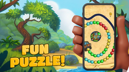 Android application Jungle Marble Blast: Zumbla screenshort