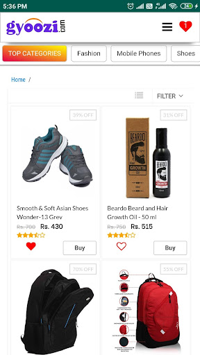 Gyoozi - Online Shopping Easy Screenshot 2 - AppWisp.com