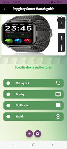Popglory Smart Watch guide