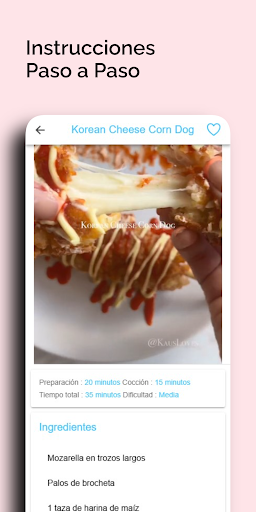 Recetas con Queso Screen 3