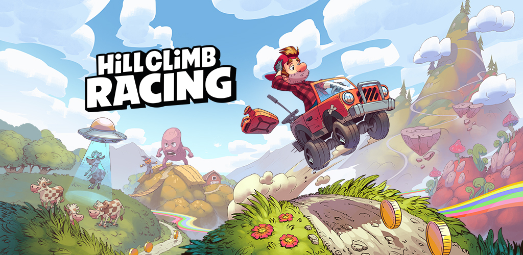 Banner Image Hill Climb Racing Mod APK