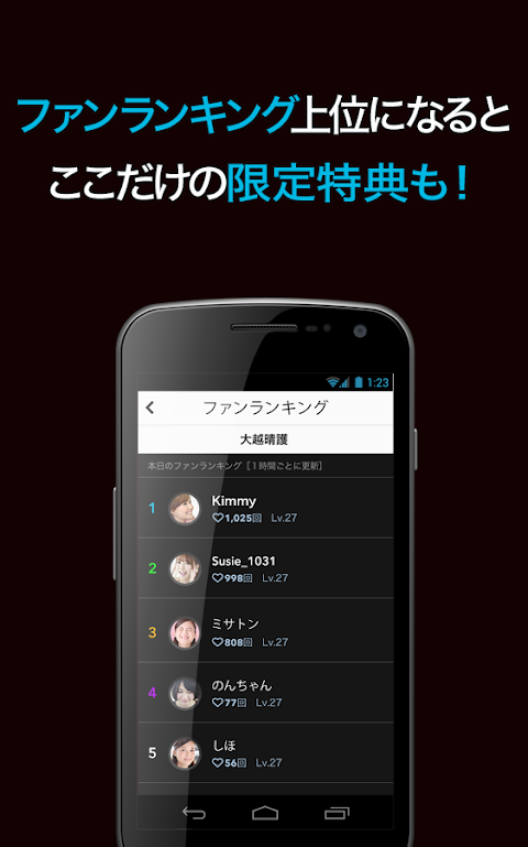 次世代スター応援アプリ-CHEERZ for JUNON-のおすすめ画像4