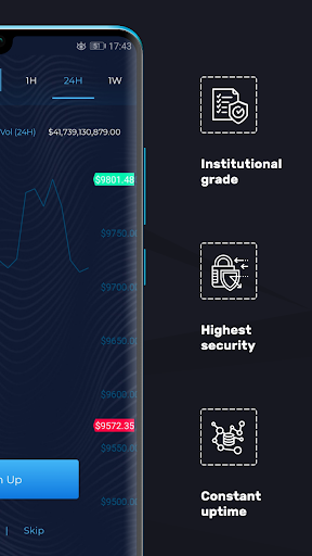 Redot: ETH&BTC Crypto Exchange Screen 2