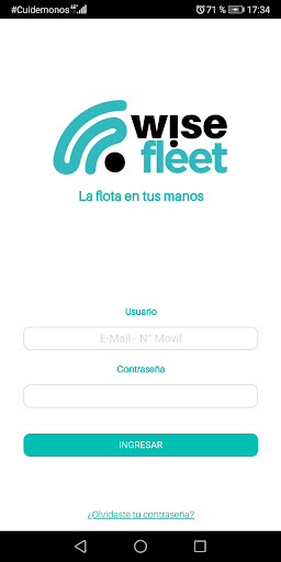 Android application Wisefleet screenshort