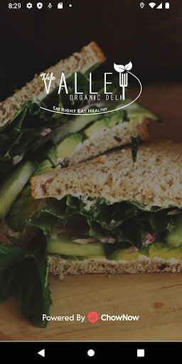 Android application The Valley Organic Deli screenshort