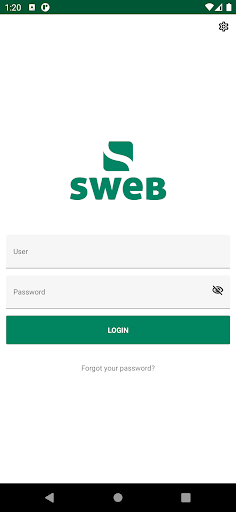 Android application Sweb Tarefas screenshort