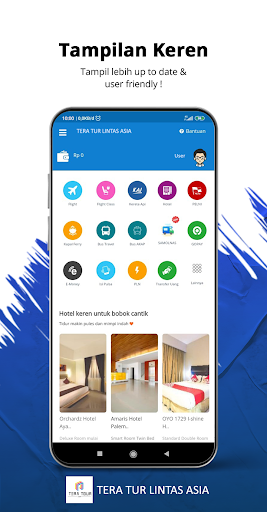 Android application Tera Tour Lintas Asia screenshort