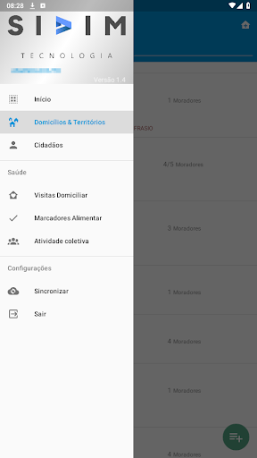 Android application SIDIM Saúde screenshort