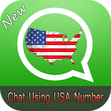 Chat using USA number prank icon
