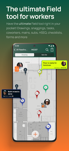 Android application Next Field screenshort