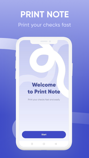 Android application Print notes screenshort