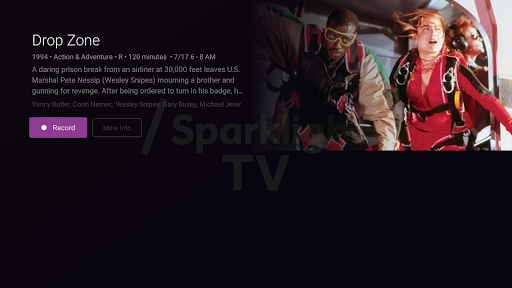 Screenshot of Sparklight TV