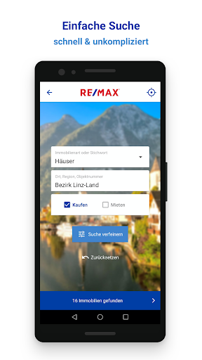 Android application RE/MAX Immobilien Österreich screenshort