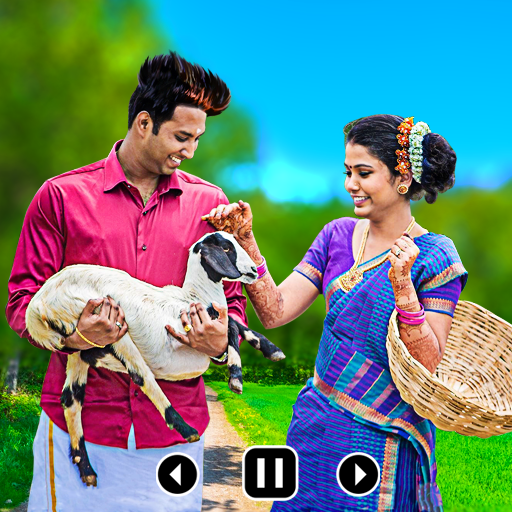 Village photo video maker song logo