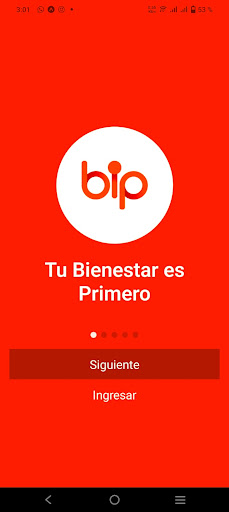 Android application BIENESTAR PRIMERO screenshort