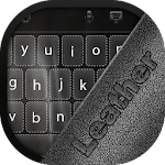 Cover Image of Baixar Black Leather Keyboard 2.0 APK