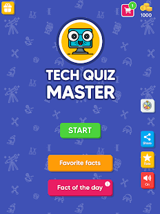 Tech Quiz Master — zrzut ekranu z grami quizowymi