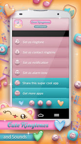 Captura de Pantalla 2 Cute Ringtones and Sounds android