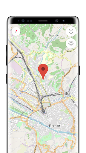 Android application Florence Offline Map screenshort