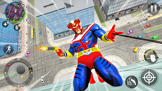 Lion Hero: Rope Superhero Game  screenshots 1