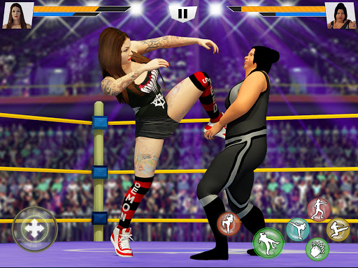 Bad Girls Wrestling Game: GYM Women Fighting Games