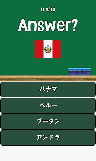 National flag quiz Screen 2