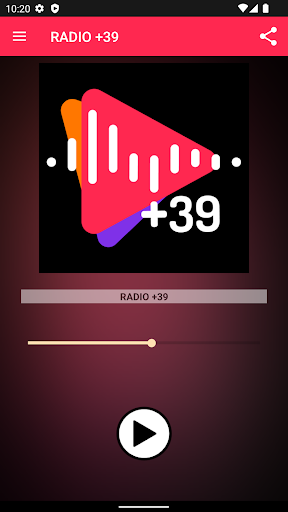 Android application RADIO +39 screenshort