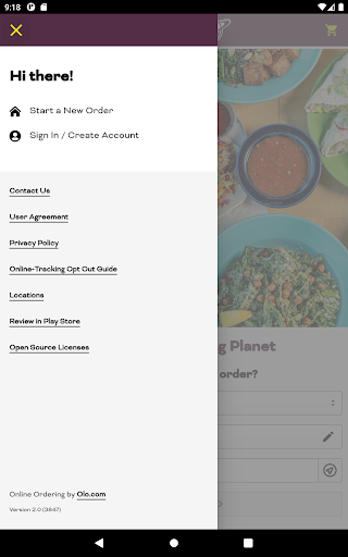 App screenshot