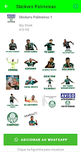 Stickers Engraçados Palmeiras