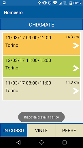 Android application Homeero Artigiani screenshort