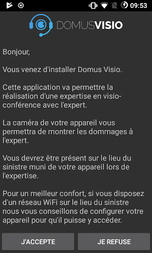 Android application Domus Visio screenshort