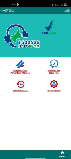 Android application Halo BPOM Mobile screenshort