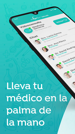 Android application PROTEC SALUD screenshort