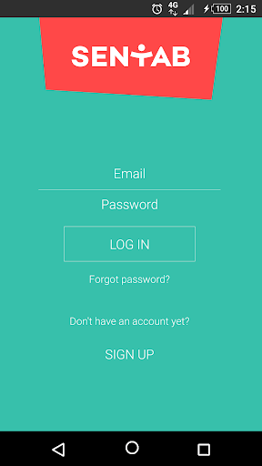 Android application Sentab screenshort