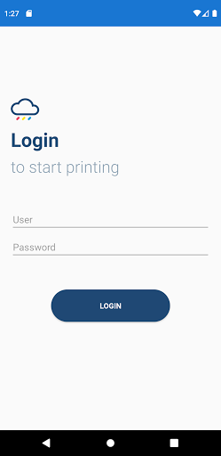 Android application PrintCloud screenshort