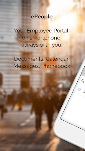 Android application ePeople Human Resources Portal screenshort