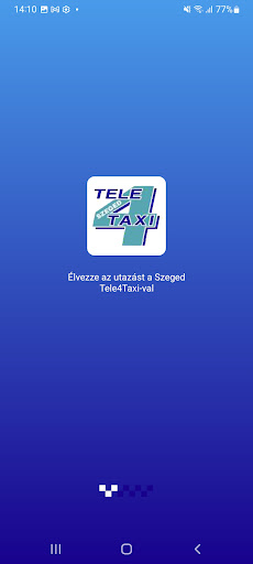 Android application Szeged Tele 4 Taxi screenshort