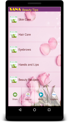 Android application Beauty Tips screenshort