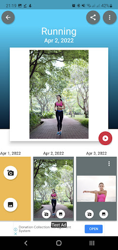 Daily Photo Journal Screen 3