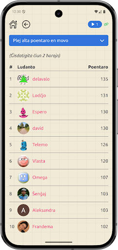 7 Literoj Screenshot 4 - AppWisp.com