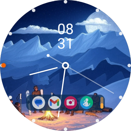 Minimal Winter Watch Face screenshot 10