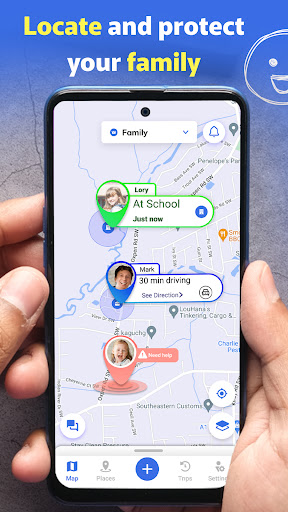 Screenshot of Connected: Locate Your Family