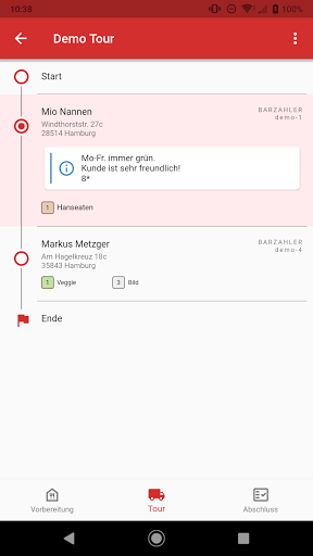 einfach.liefern Screen 2