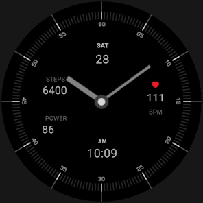 Captura 23 Minimal 53 Hybrid Watch Face android