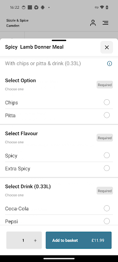Sizzle & Spice Camden Screenshot 4 - AppWisp.com